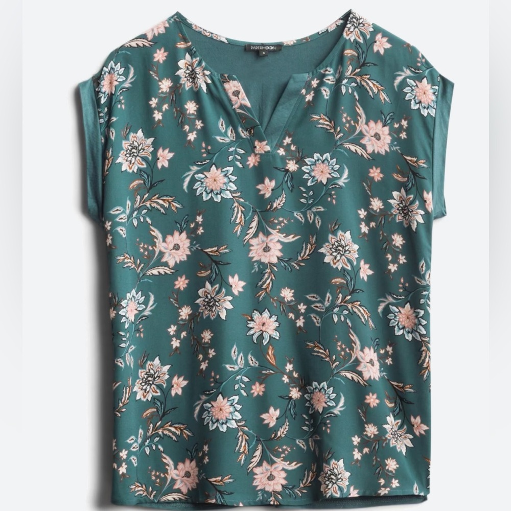 Reece Mixed Material Top